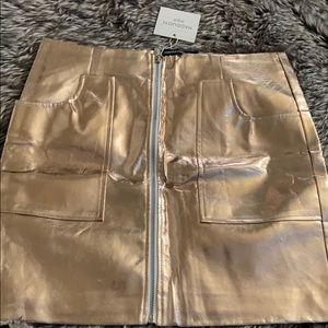 Rose Gold Maxi skirt